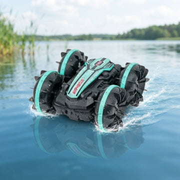 Aventure amphibie : Domptez les vagues !