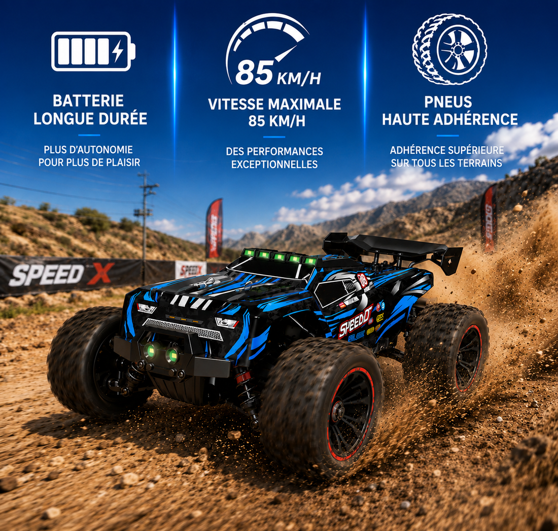 Voiture télécommandée - Titan X vitesse extrême - 85 km/h